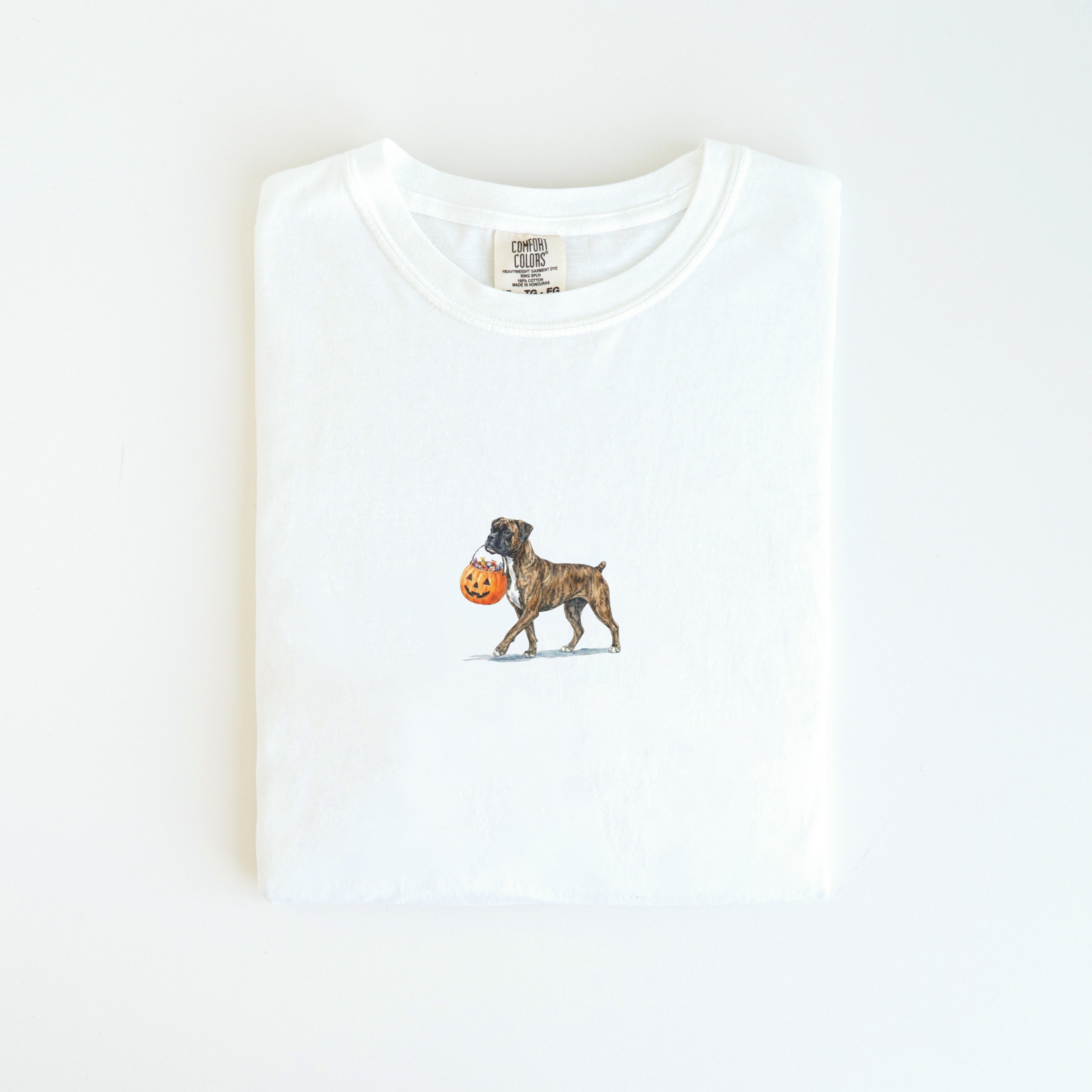 Boxer Brindle Halloween T-shirt
