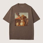 Boxer Dog Volcano Shirt