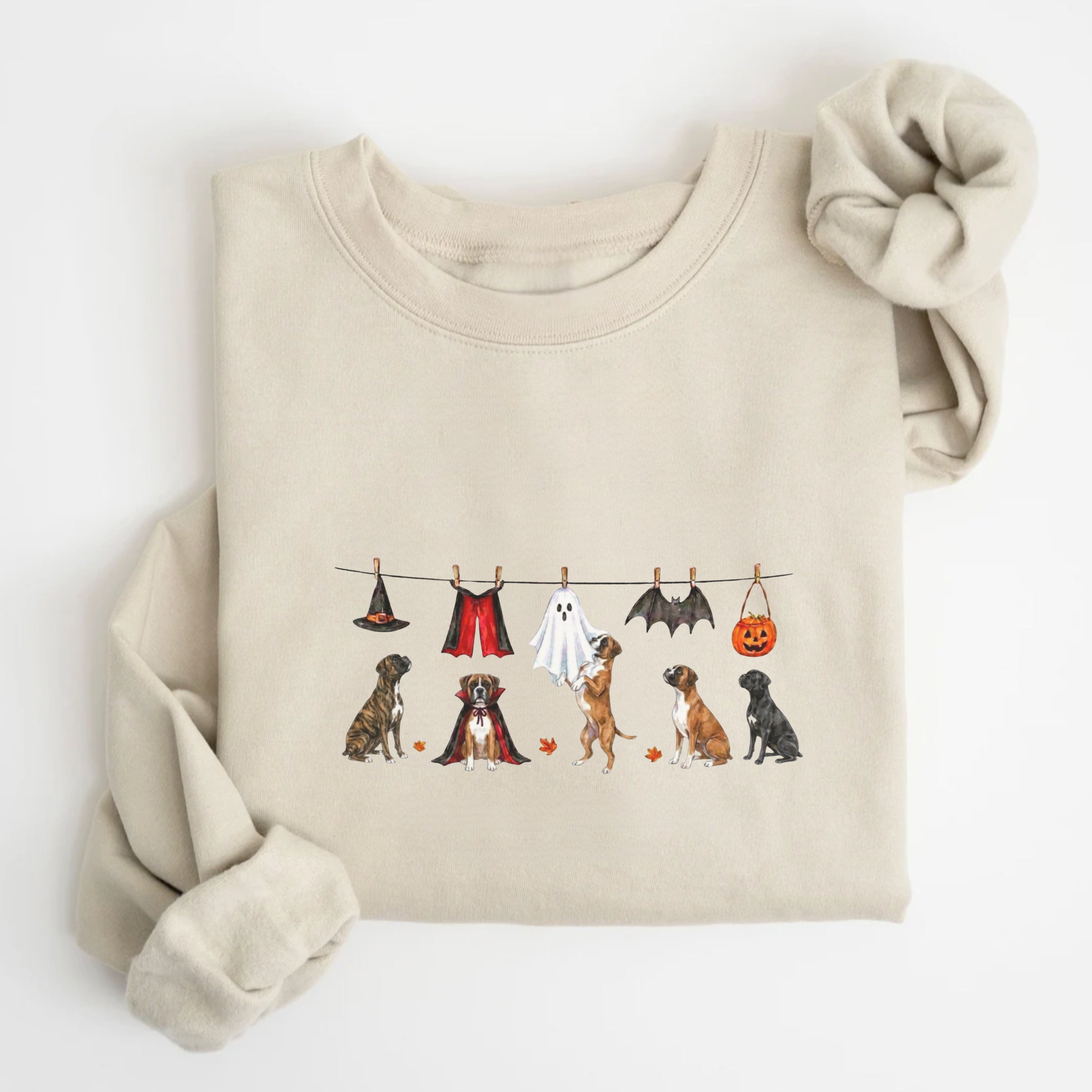Boxer Halloween Sweatshirt