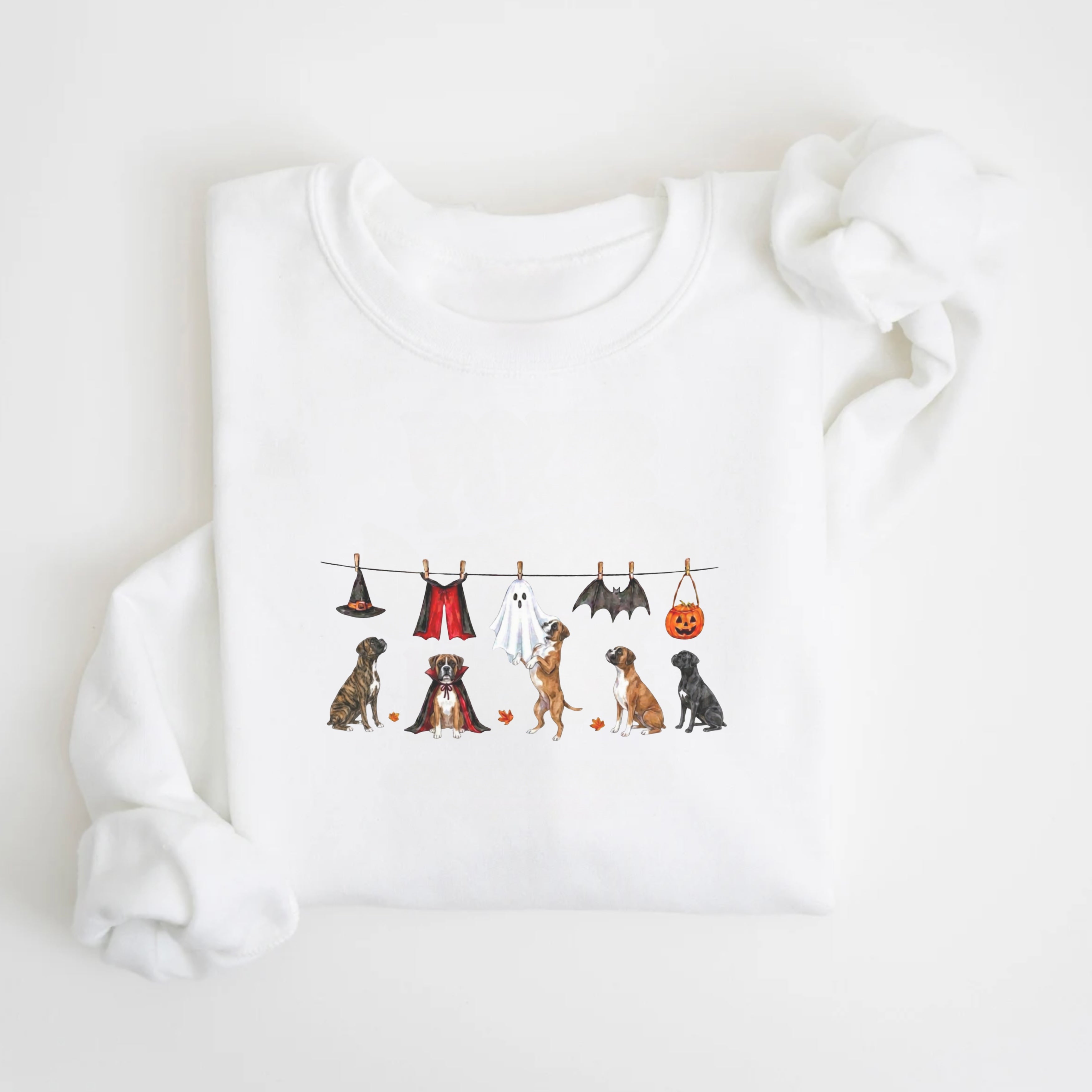 Boxer Halloween Sweatshirt