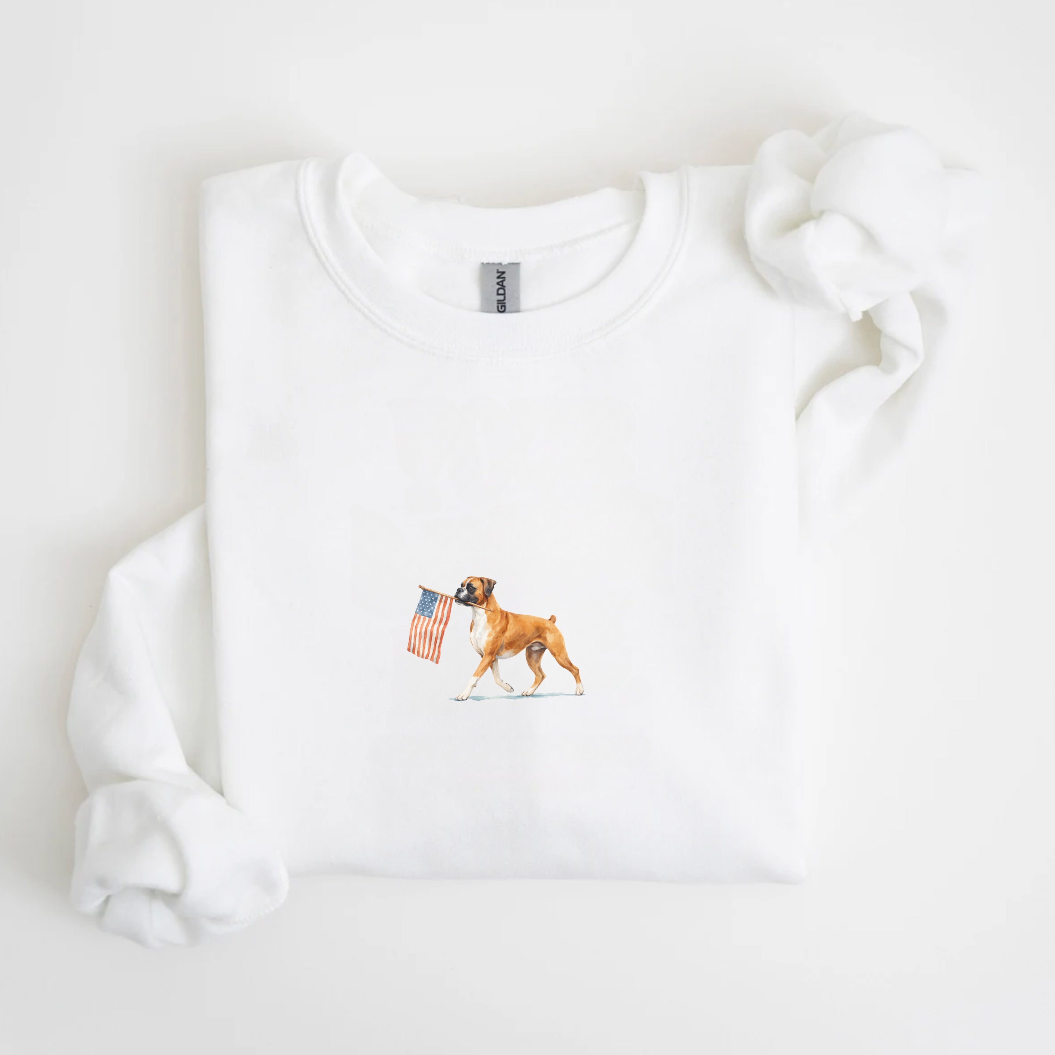 Boxer US Flag Sweatshirt