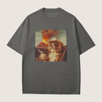 Brittany Spaniel Dog Volcano Shirt