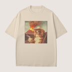 Brittany Spaniel Dog Volcano Shirt