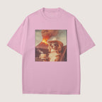 Brittany Spaniel Dog Volcano Shirt