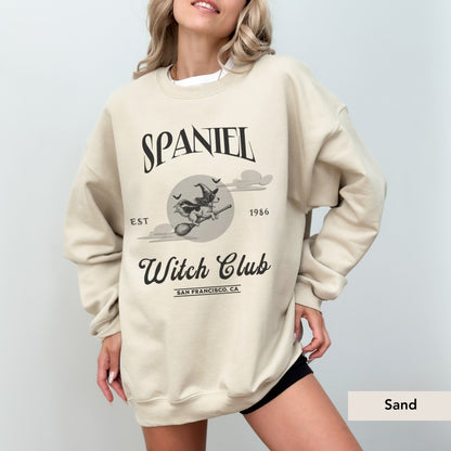 Brittany Spaniel Witch Club Sweatshirt