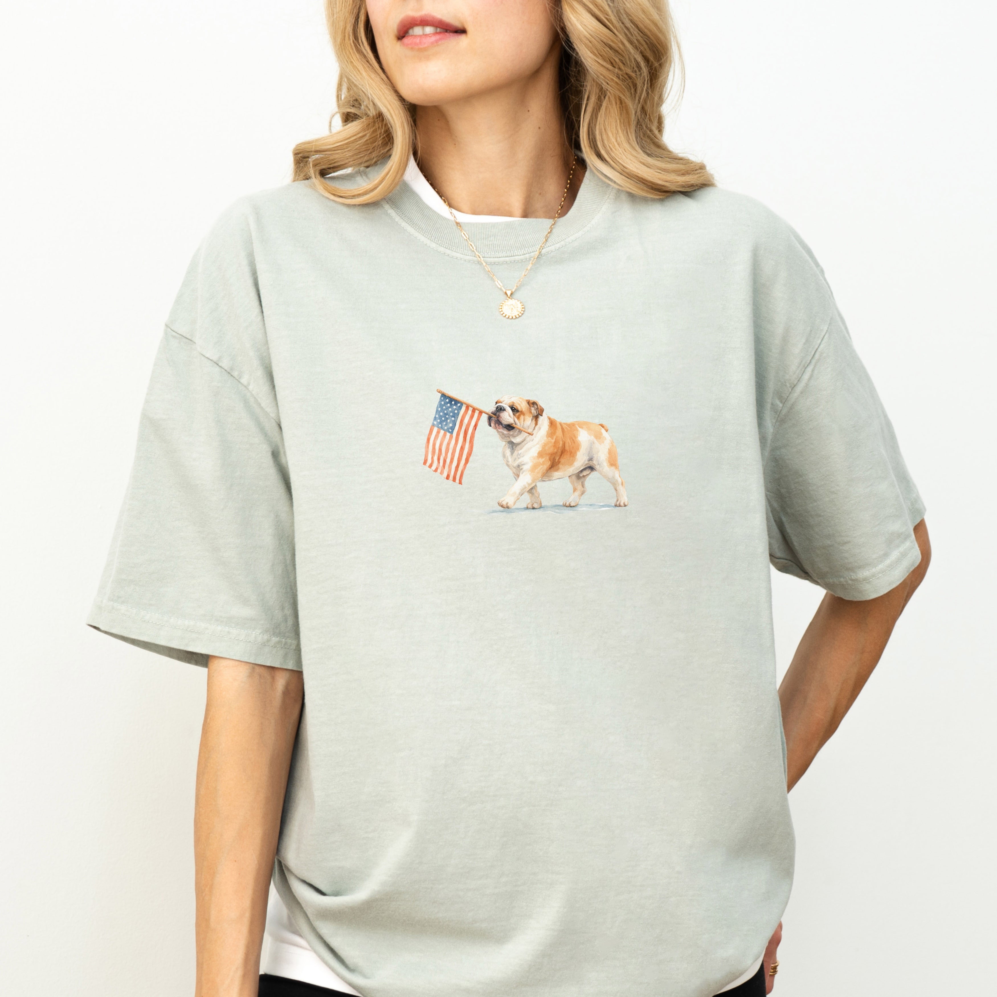 Bulldog  USA T-shirt