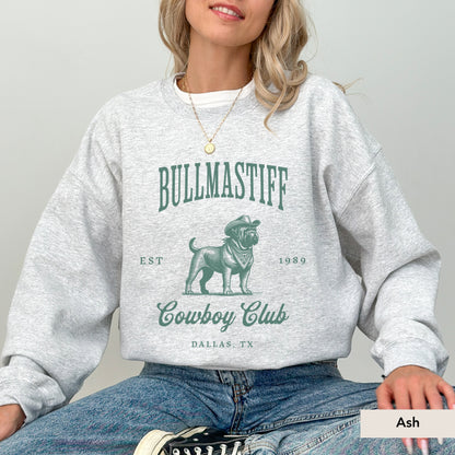 Bullmastiff Cowboy Club Sweatshirt