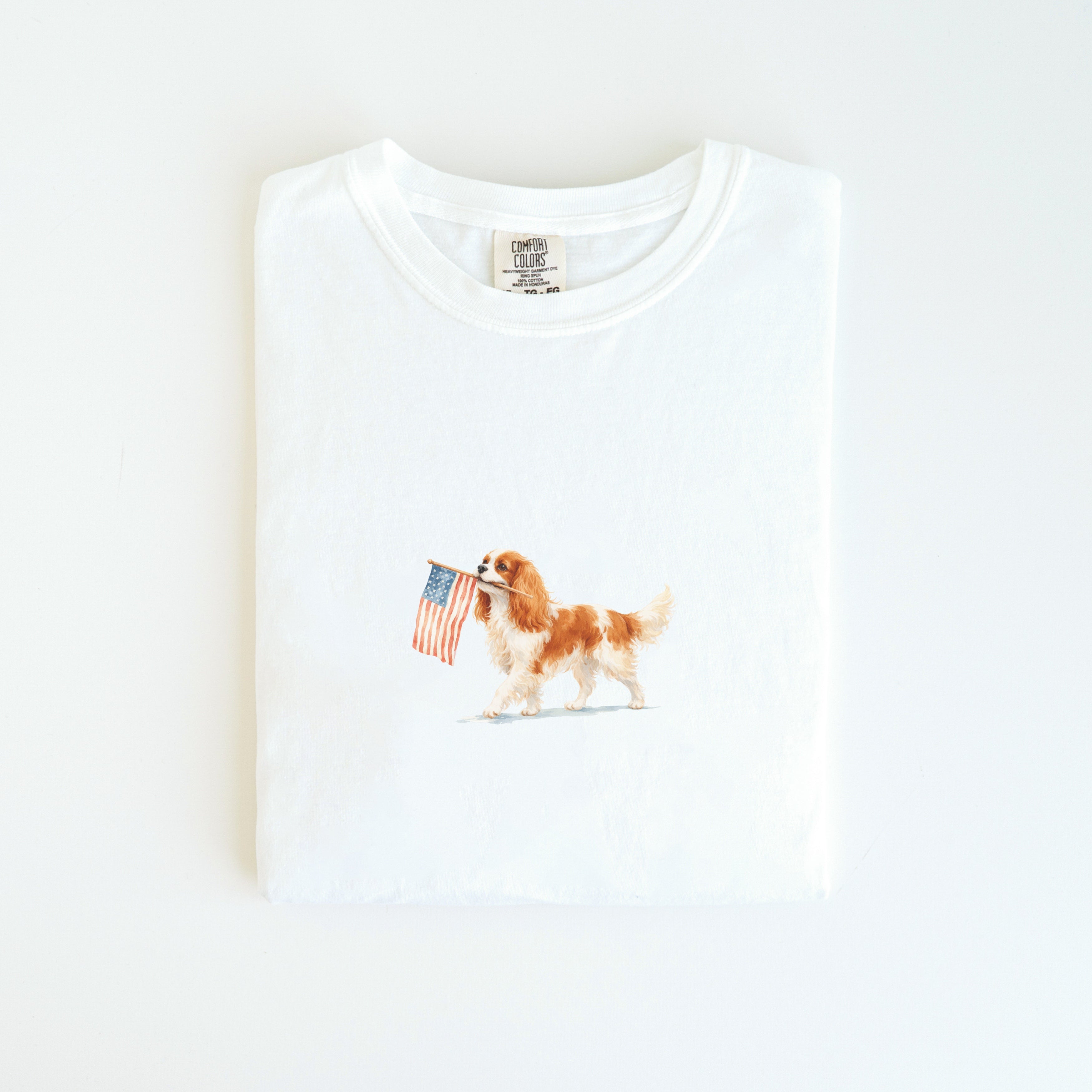 Cavalier King Charles Spaniel USA T-shirt