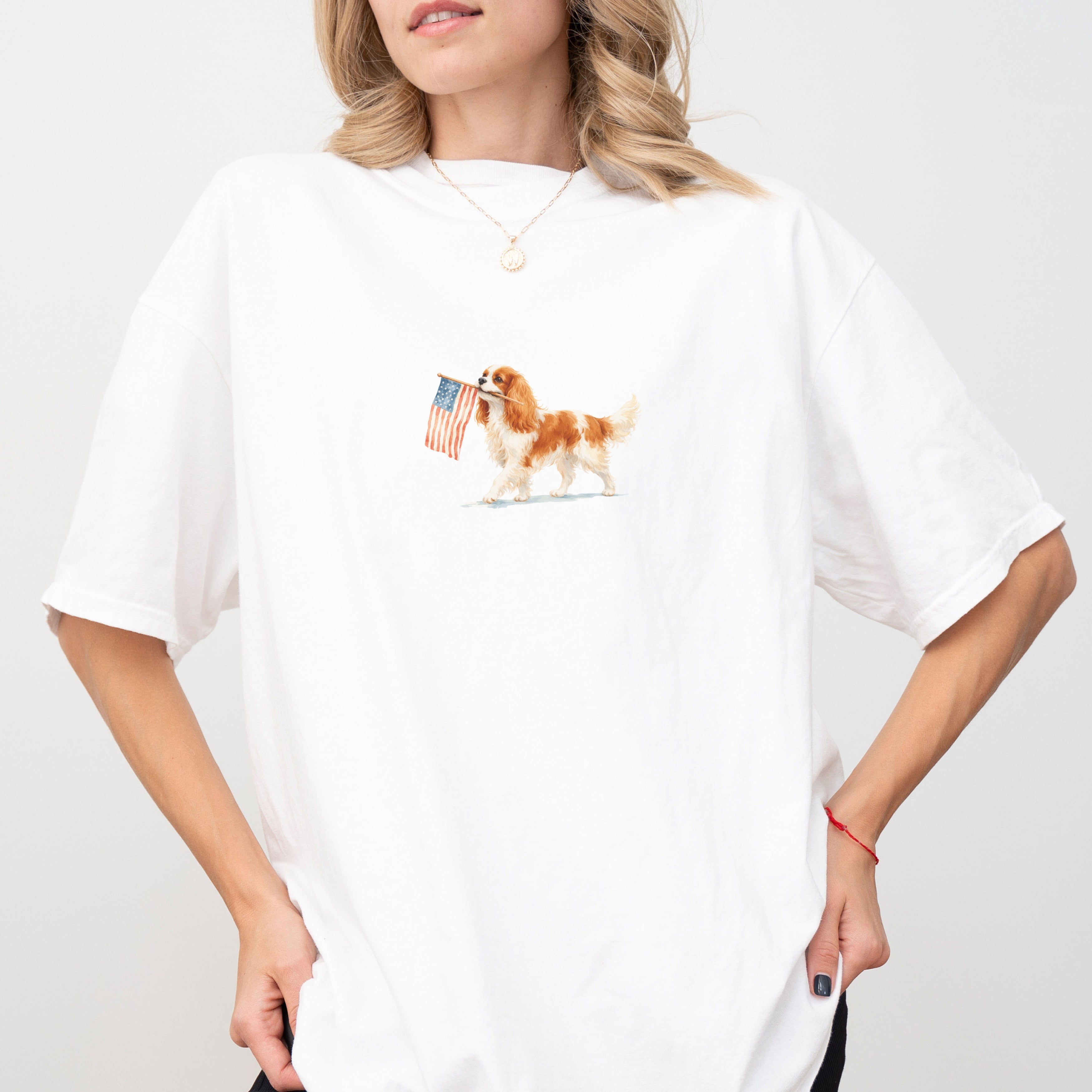 Cavalier King Charles Spaniel USA T-shirt