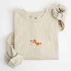 Cavalier King Charles Spaniel US Flag Sweatshirt