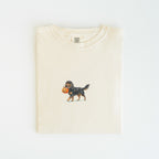 Cavalier Spaniel Black and Tan Halloween T-shirt