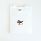 Cavalier Spaniel Black and Tan Halloween T-shirt