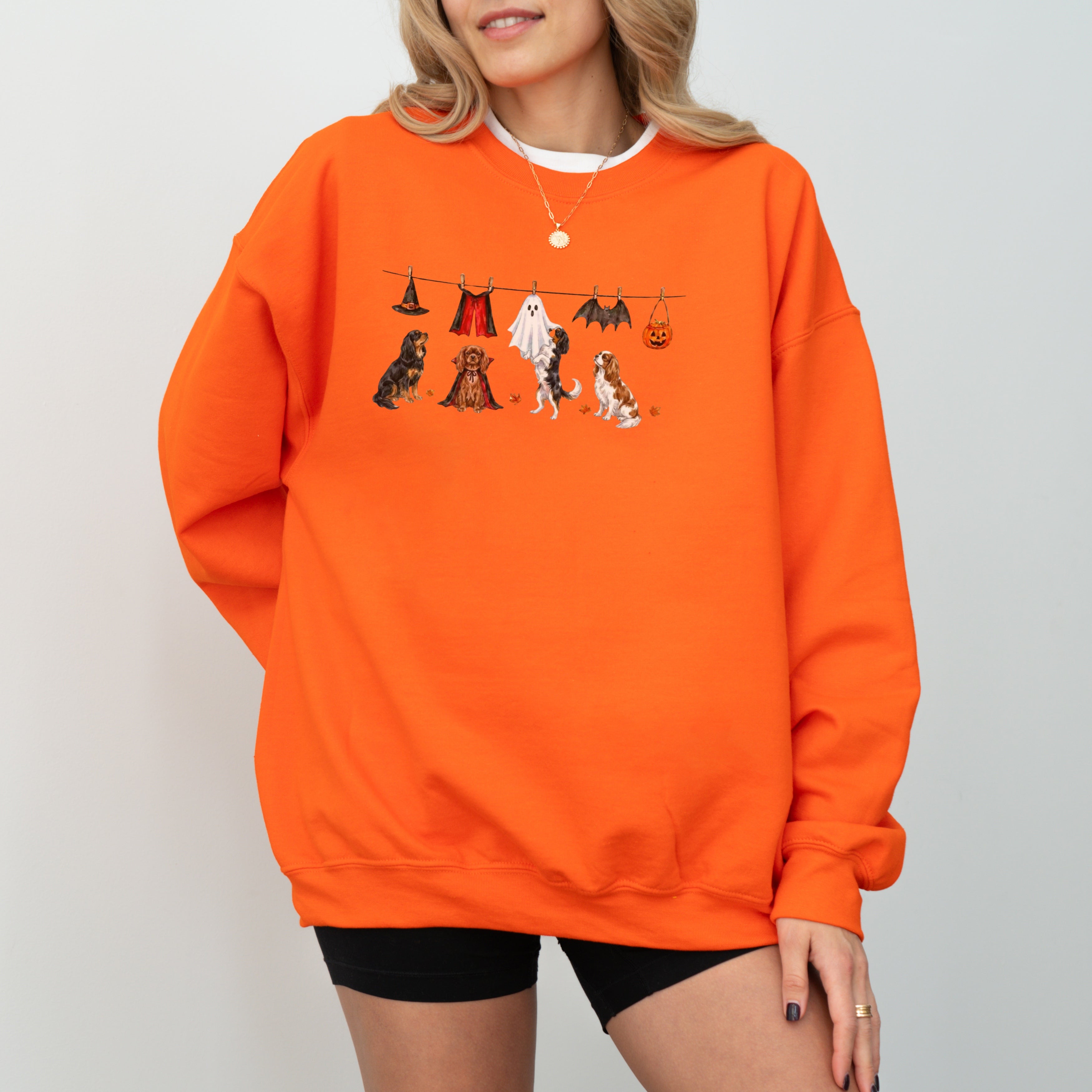 Cavalier Spaniel Halloween Sweatshirt