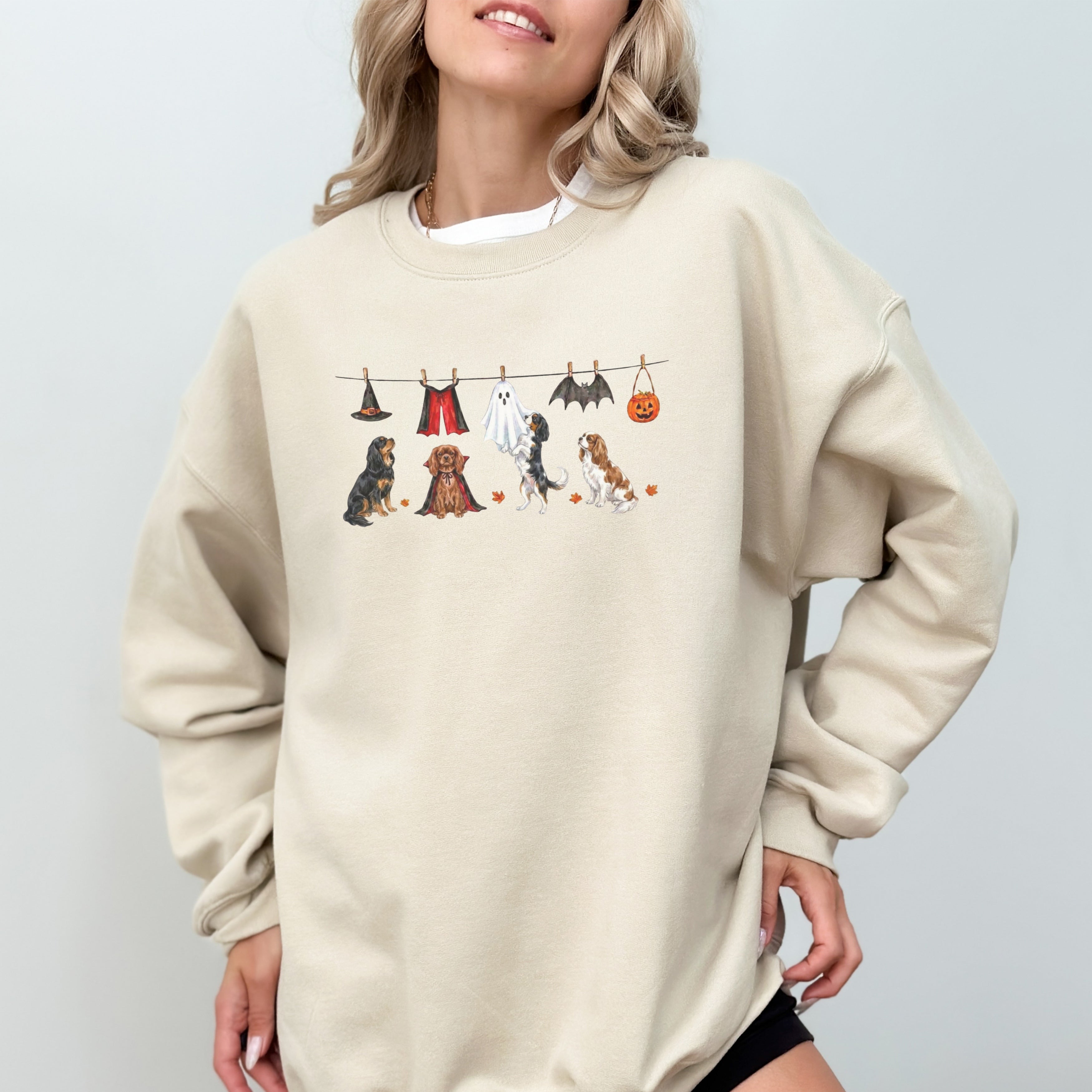 Cavalier Spaniel Halloween Sweatshirt