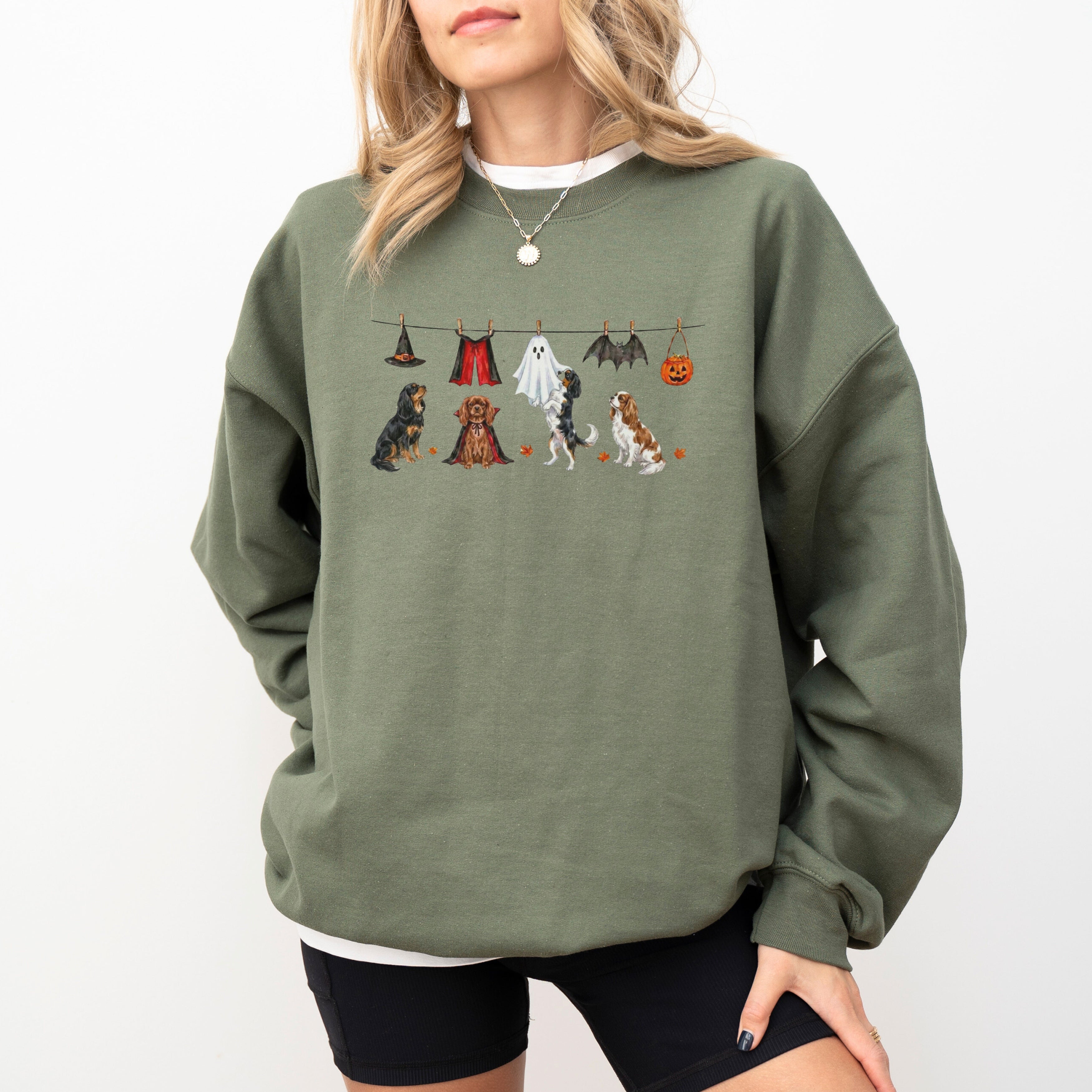 Cavalier Spaniel Halloween Sweatshirt