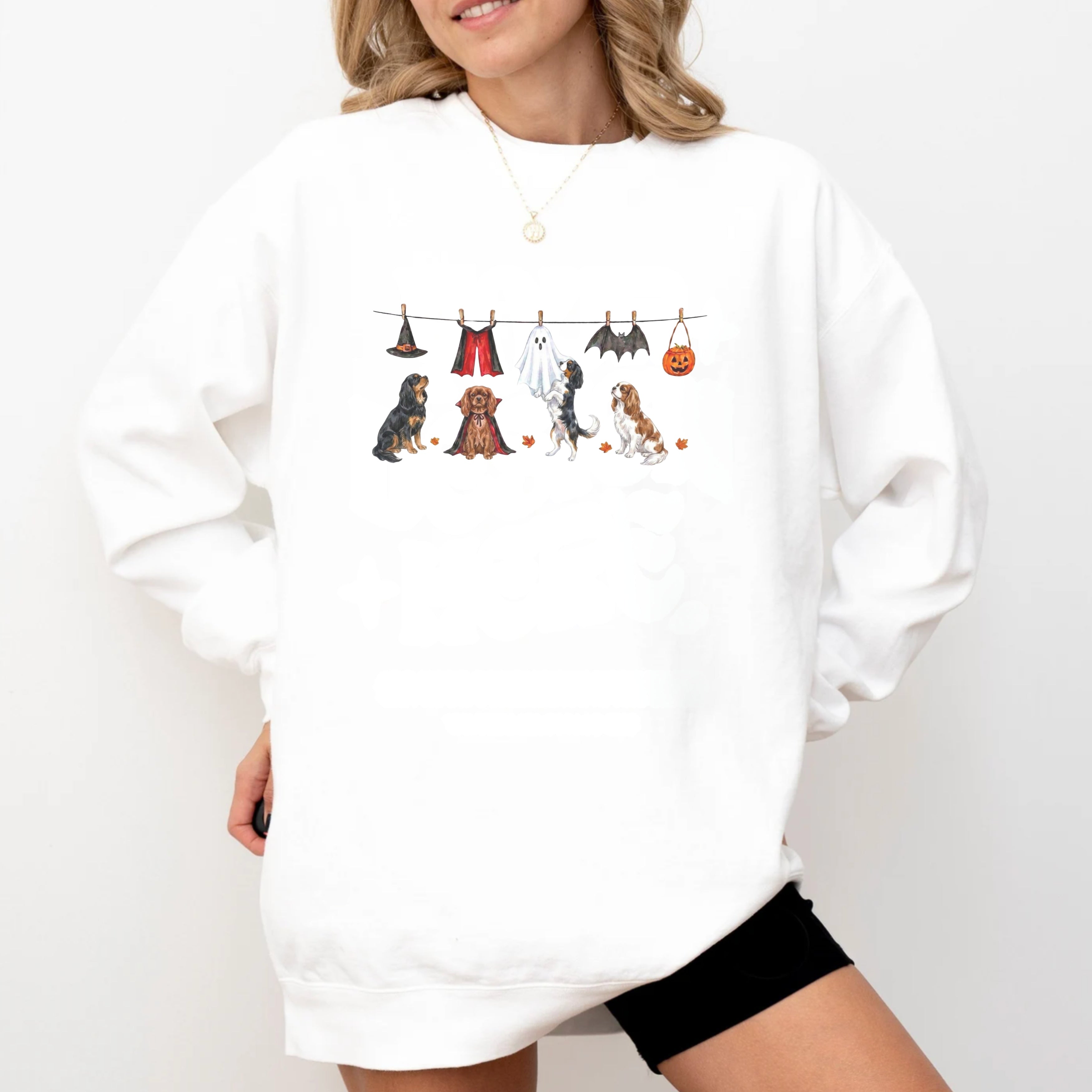Cavalier Spaniel Halloween Sweatshirt
