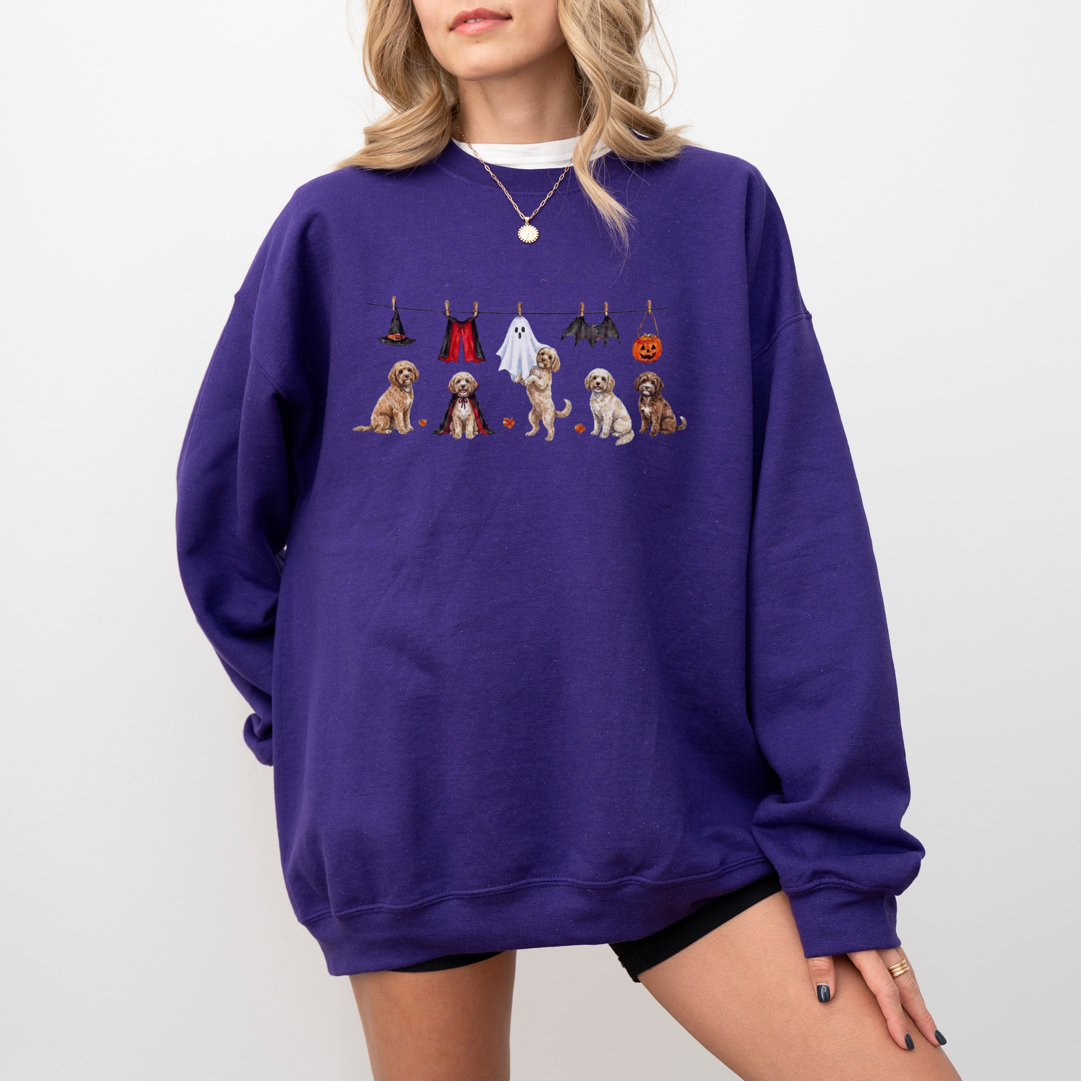 Cavapoo Halloween Sweatshirt