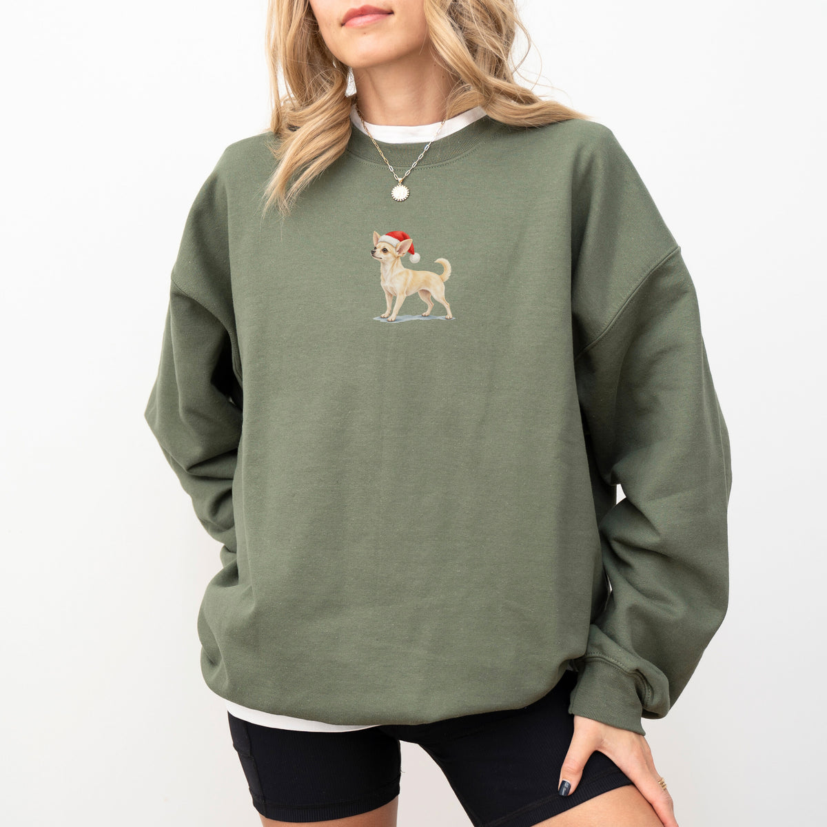 Chihuahua Cream Christmas Sweatshirt