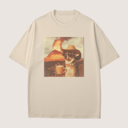 Chihuahua Dog Volcano Shirt