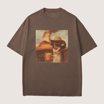 Chihuahua Dog Volcano Shirt