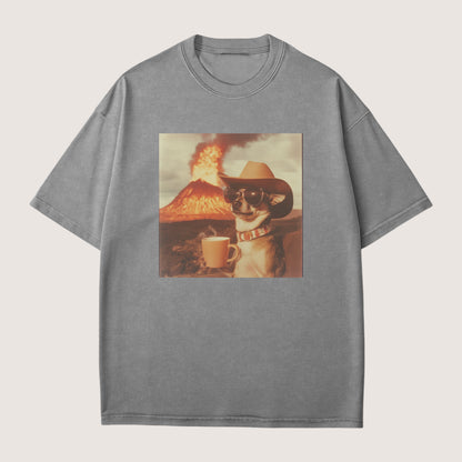 Chihuahua Dog Volcano Shirt