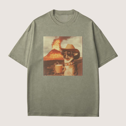 Chihuahua Dog Volcano Shirt