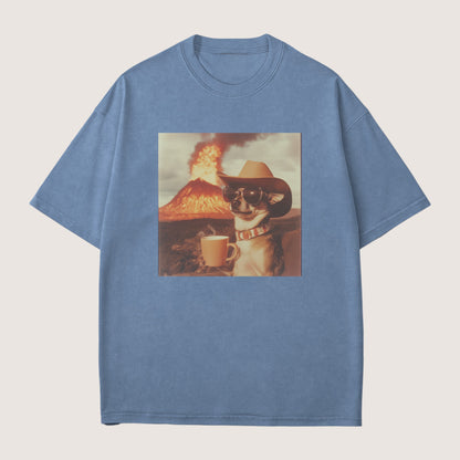 Chihuahua Dog Volcano Shirt