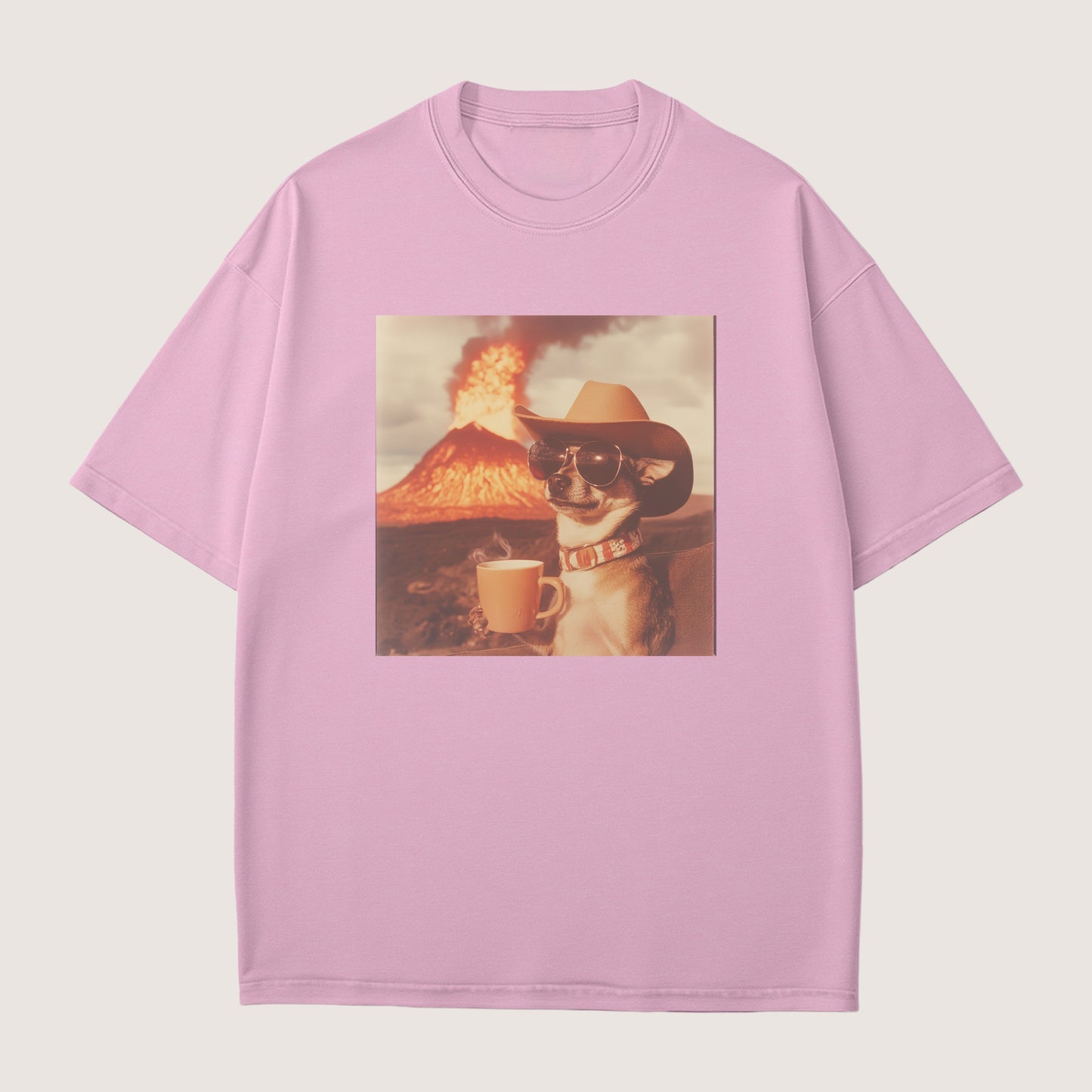 Chihuahua Dog Volcano Shirt