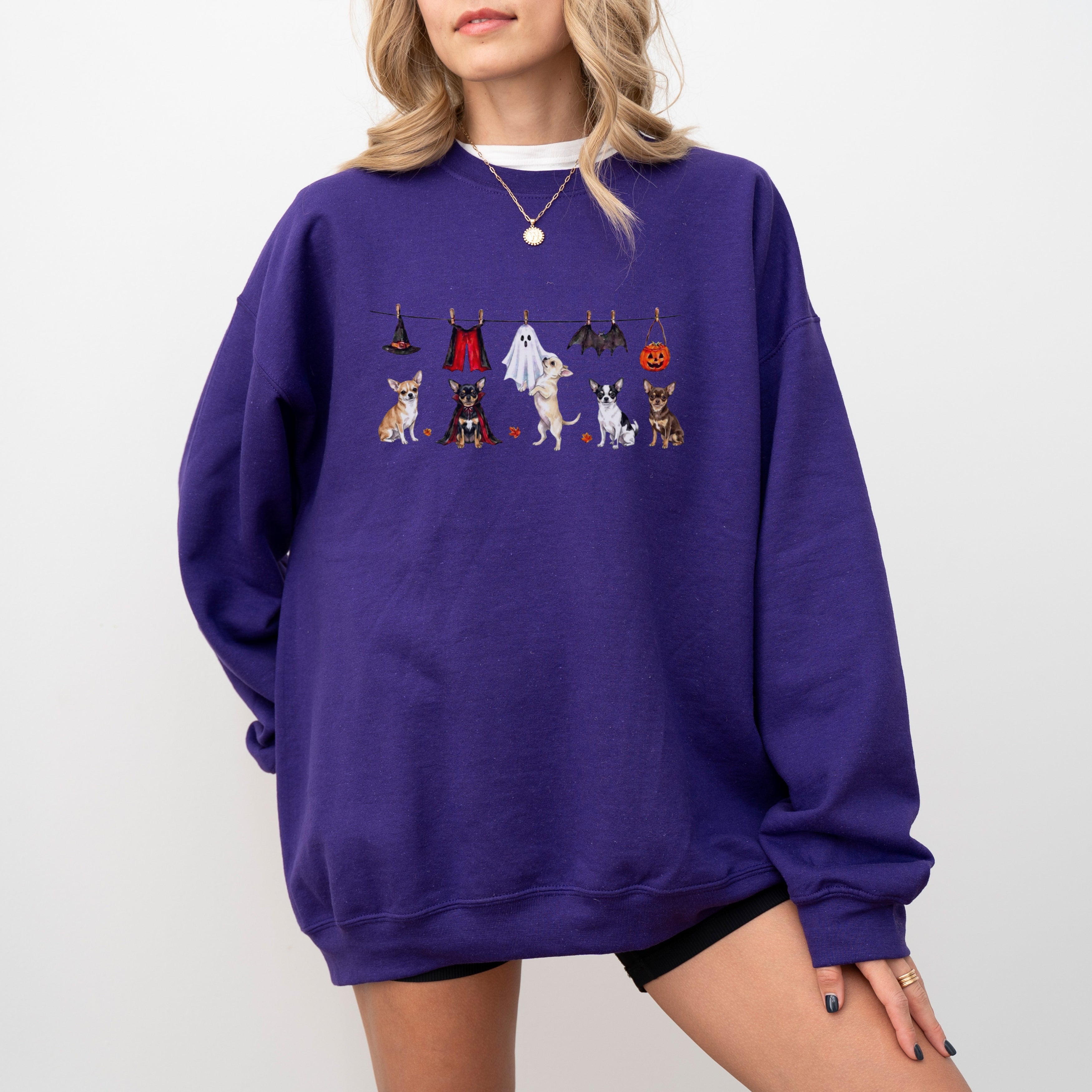 Chihuahua Shorthaired Halloween Sweatshirt
