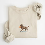 Chocolate Labrador Halloween Sweatshirt