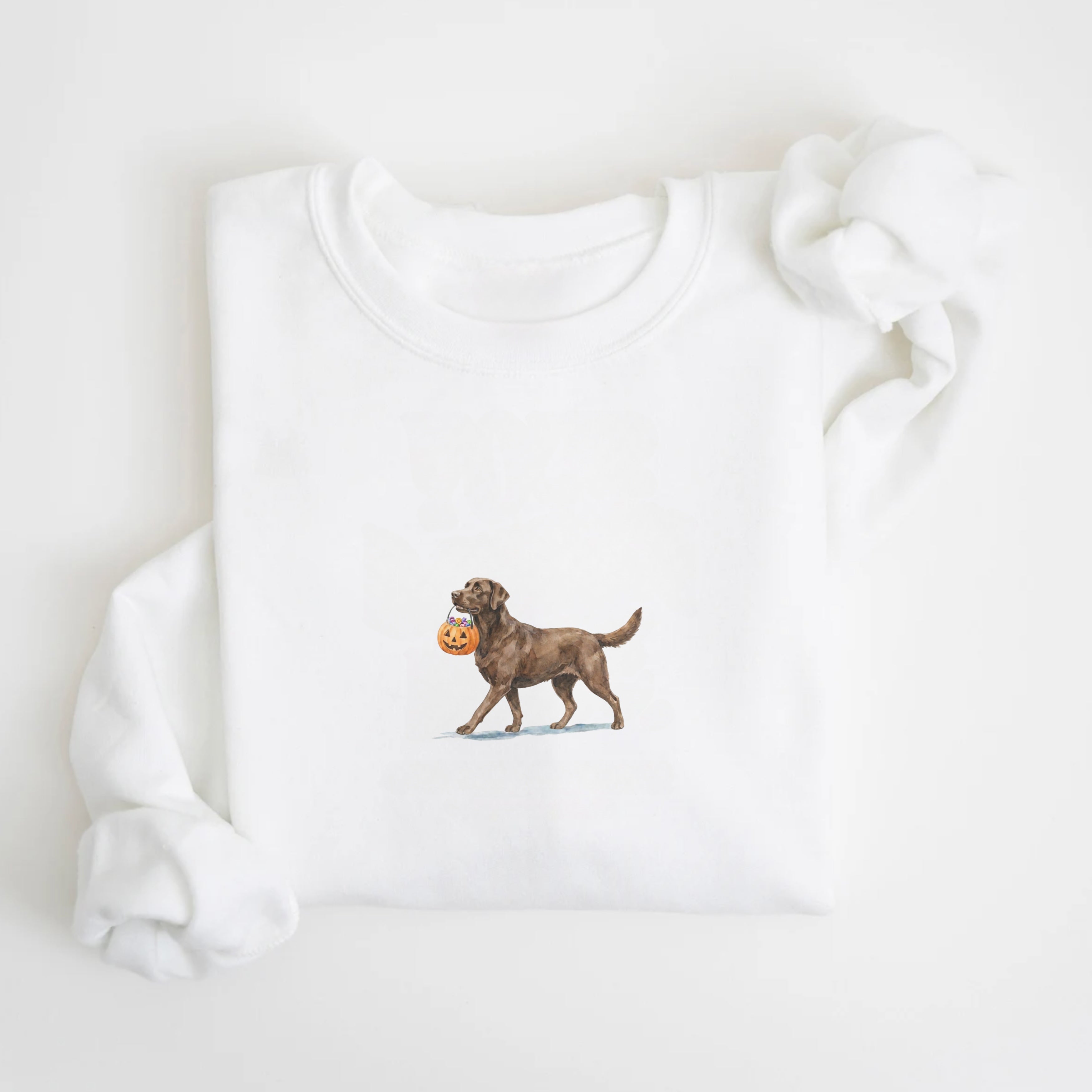 Chocolate Labrador Halloween Sweatshirt