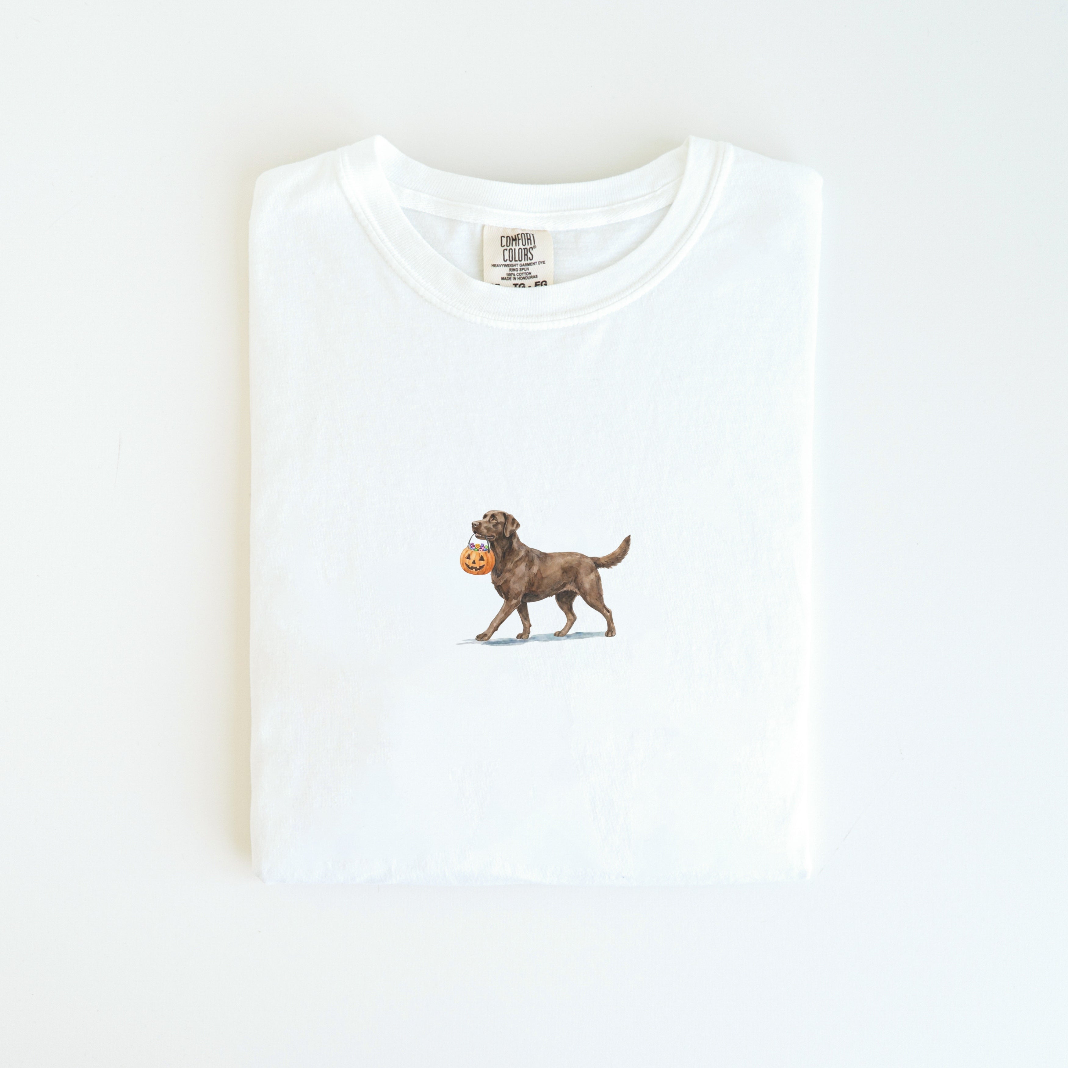 Chocolate Labrador Halloween T-shirt