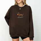 Chocolate Labrador Halloween Sweatshirt