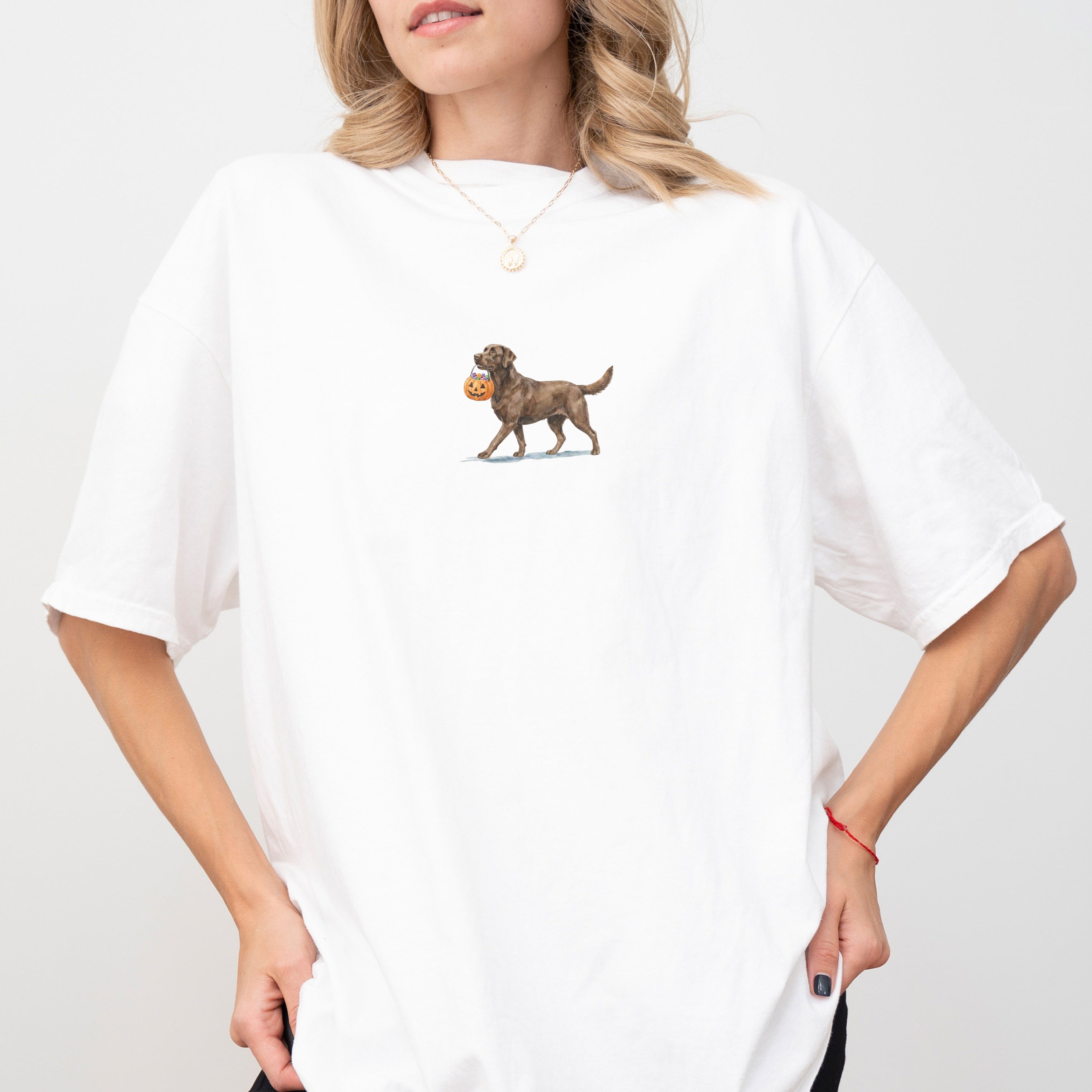 Chocolate Labrador Halloween T-shirt