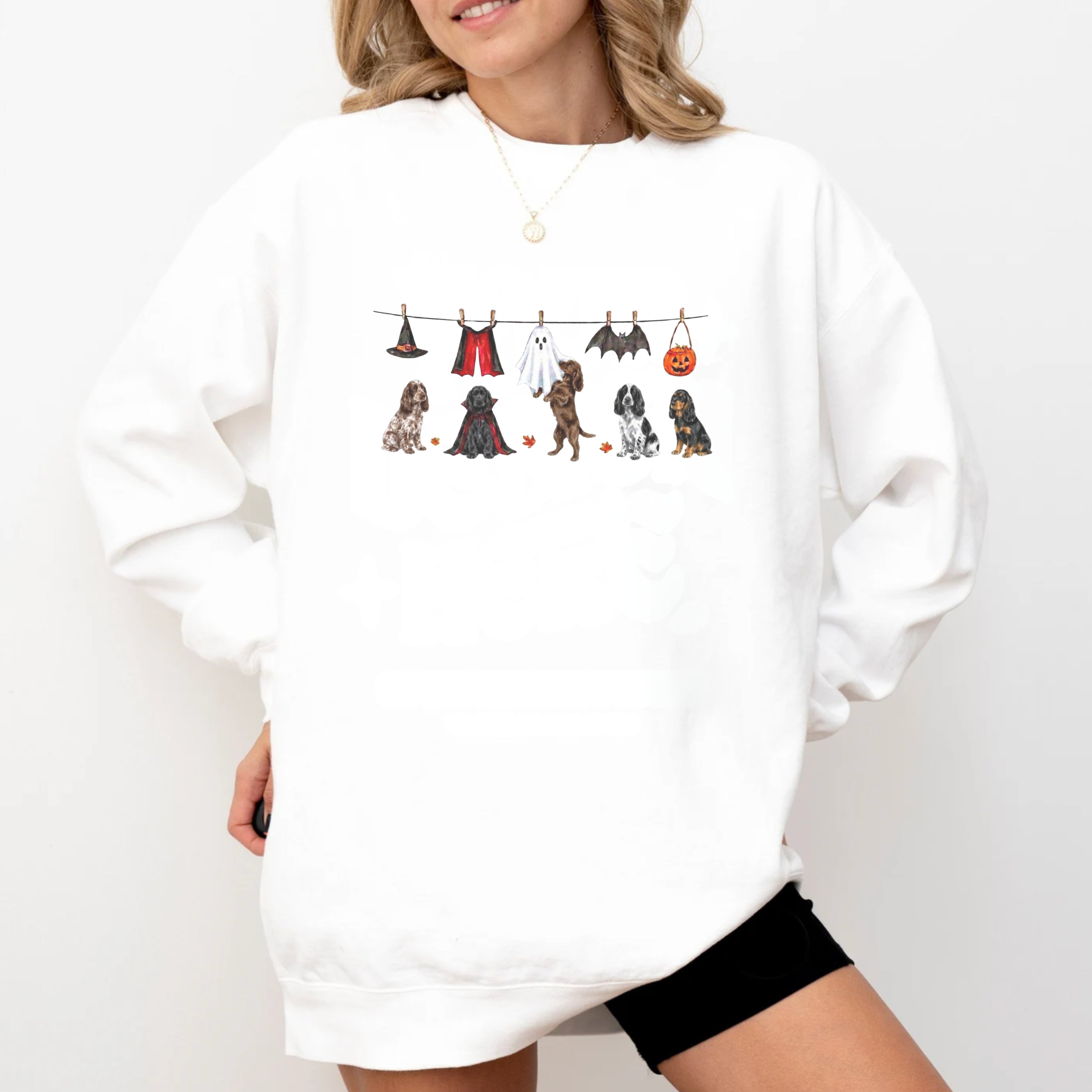 Cocker Spaniel Halloween Sweatshirt