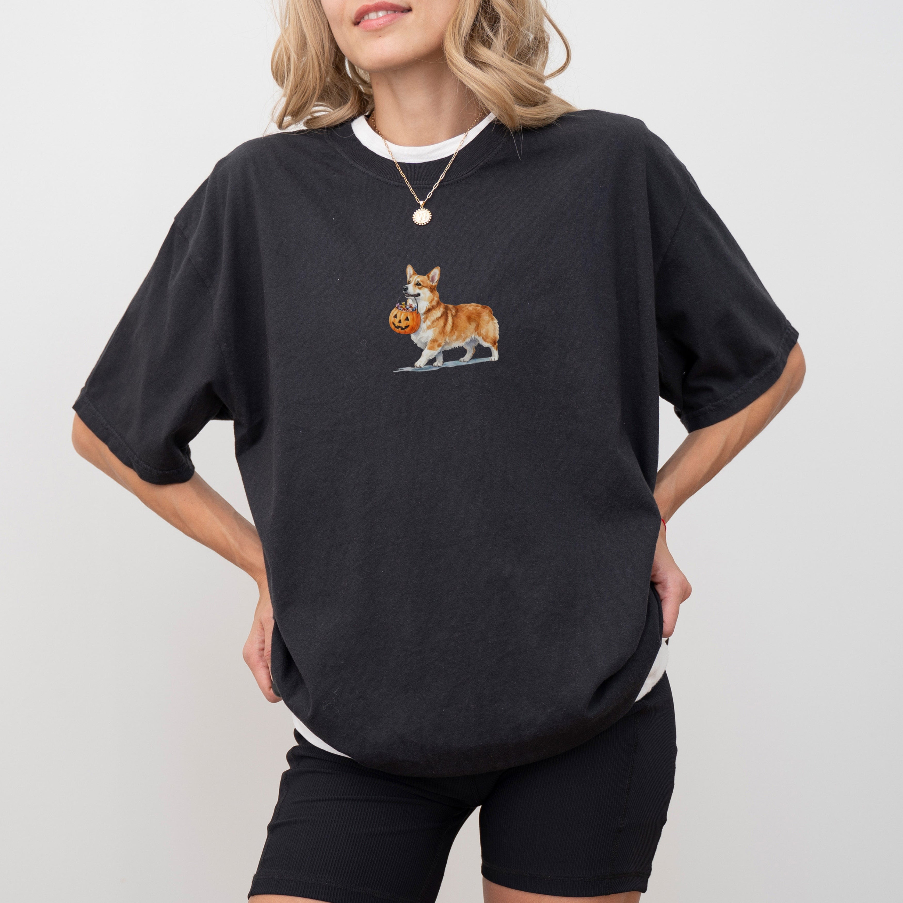 Corgi Halloween T-shirt