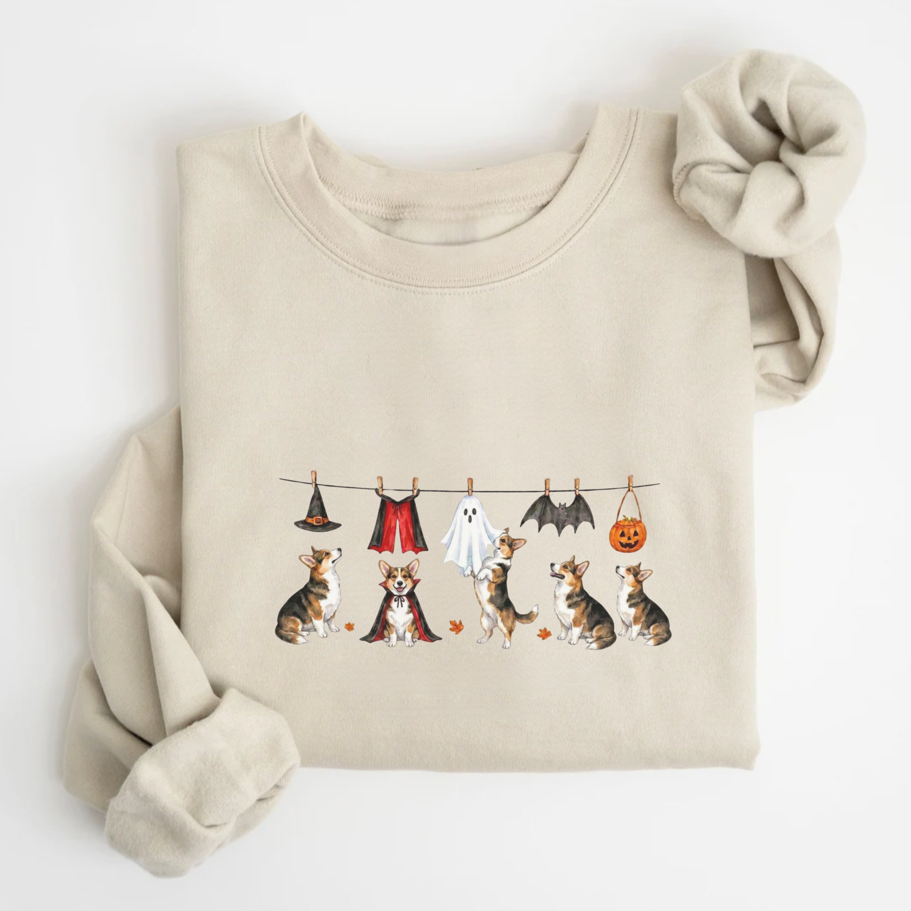 Corgi Tri Color Halloween Sweatshirt