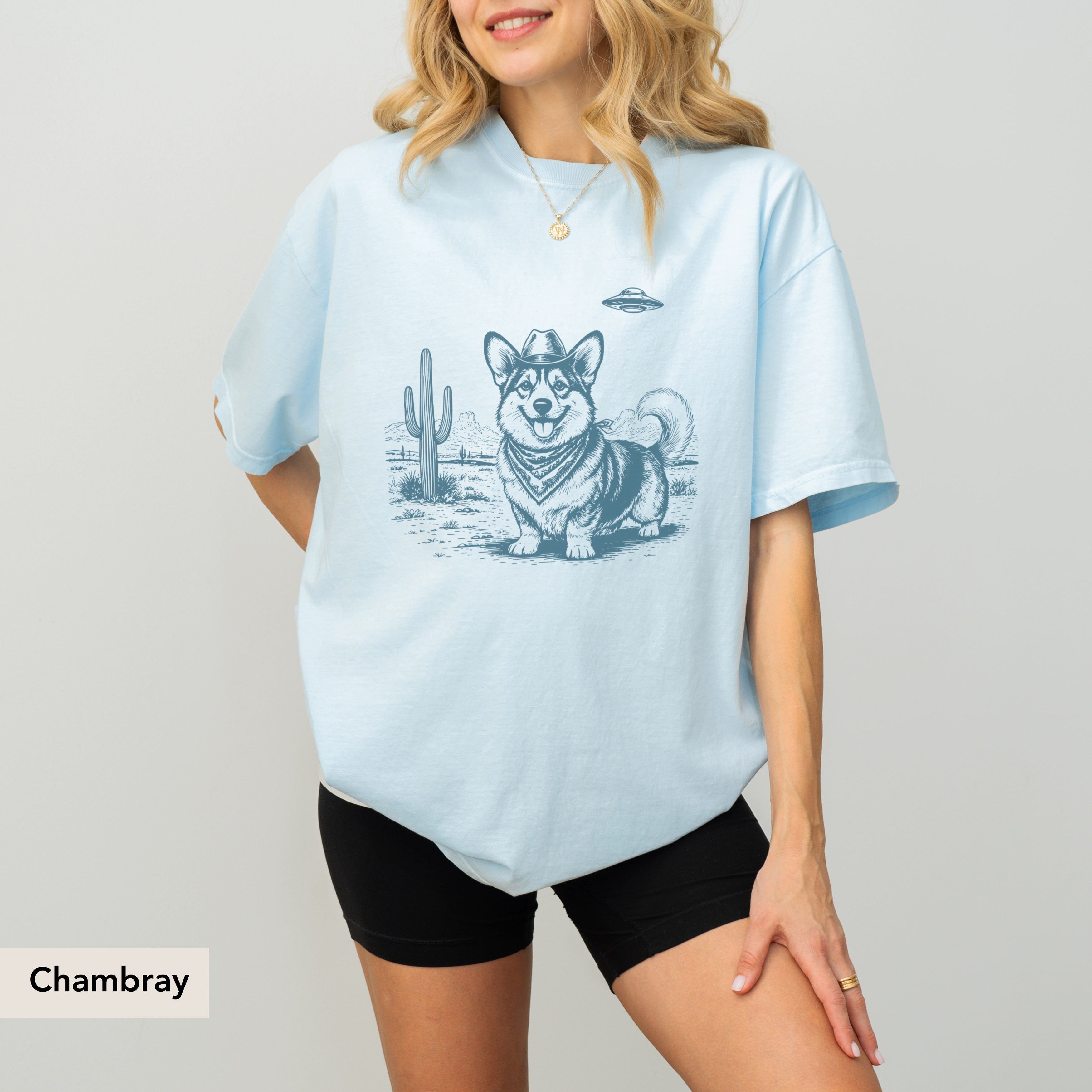 Corgi UFO shirt
