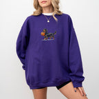 Dachshund LH Black And Tan Halloween Sweatshirt
