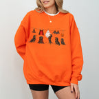 Dachshund LH Black and Tan Halloween Sweatshirt