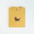Dachshund LH Black and tan Halloween T-shirt