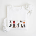 Dachshund LH Black and Tan Halloween Sweatshirt