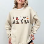 Dachshund LH Black and Tan Halloween Sweatshirt