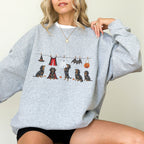 Dachshund LH Black and Tan Halloween Sweatshirt