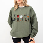 Dachshund LH Black and Tan Halloween Sweatshirt
