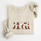 Dachshund LH Brown Halloween Sweatshirt
