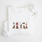 Dachshund LH Brown Halloween Sweatshirt
