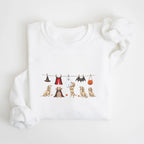 Dachshund LH Cream Halloween Sweatshirt
