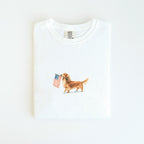 Dachshund Longhaired USA T-shirt