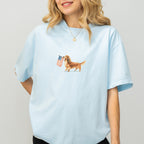 Dachshund Longhaired USA T-shirt